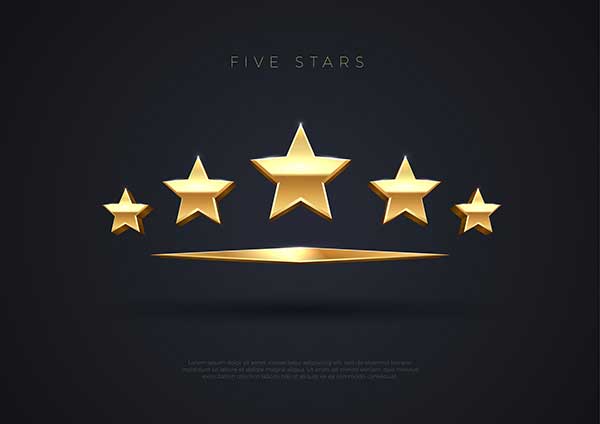 5 Star Rating